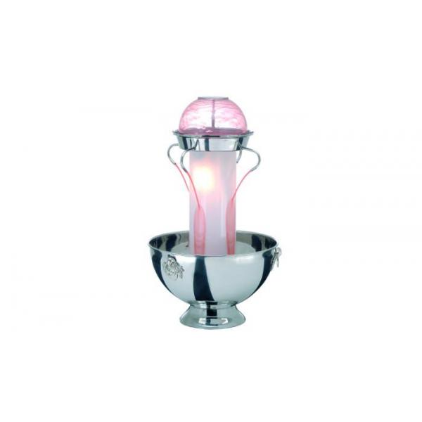 Fontaine Stella à cocktail avec anses 15L lumineuse Ø vasque 50 cm - h 60 cm